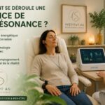 Séance de biorésonance avec technologie Vitatec réalisée à l'Institut AS à Champagne.